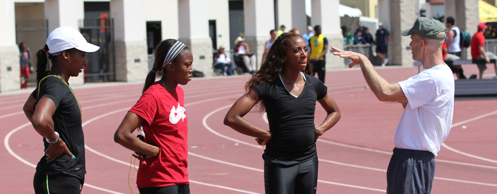 The debut of JumpRopeSprint racing in a USATF collegiate event in San Diego.